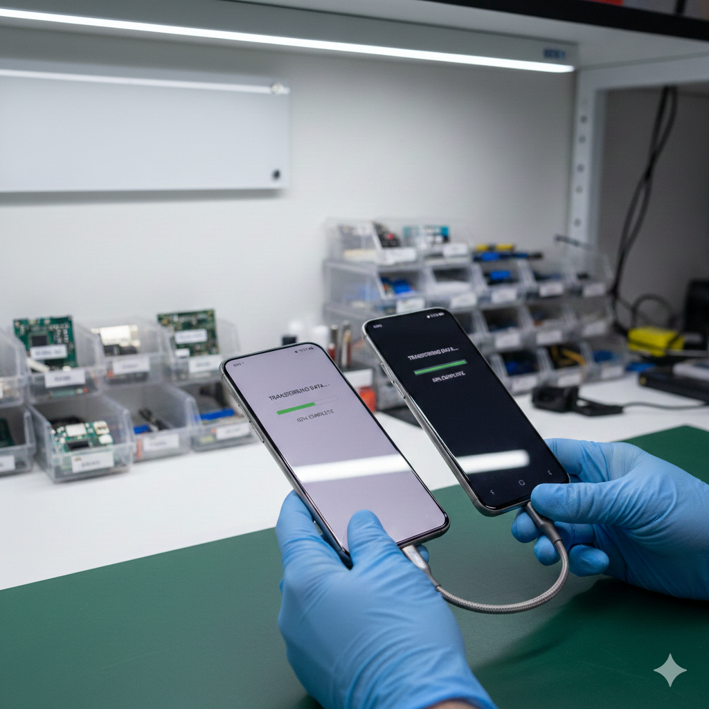 Trasferimento dati smartphone a Como: foto, contatti e WhatsApp al sicuro